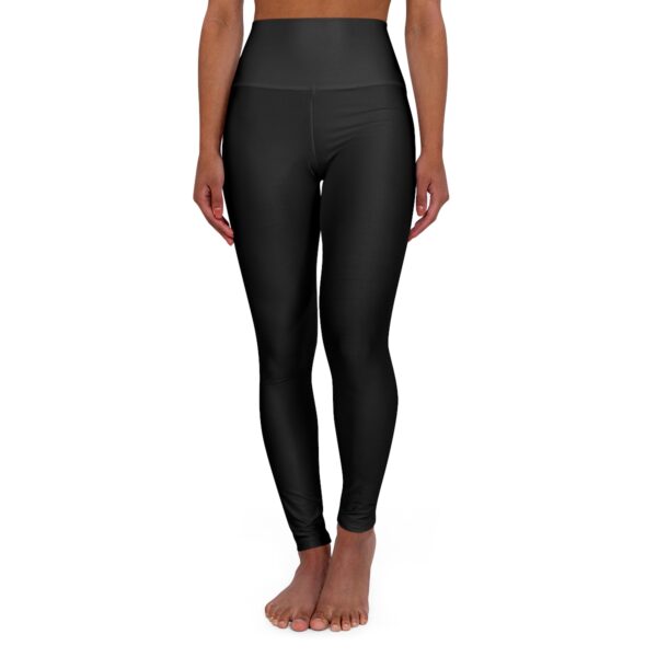 High Waisted Yoga Leggings - Black - ClickaSpa Shop