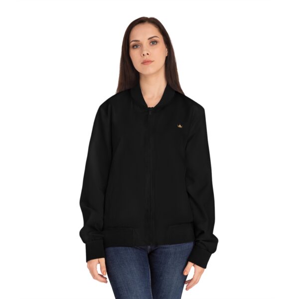 women's-bomber-jacket-black-front