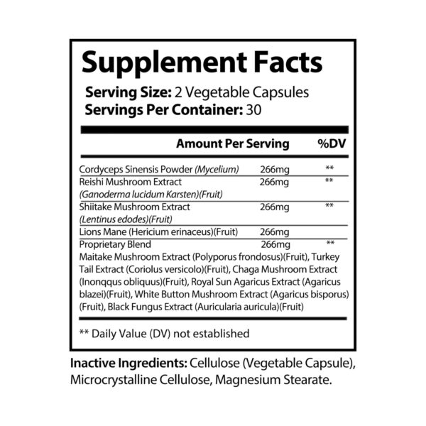 ImmunoMax - Mushroom Blend Supplements for Immune Health - Image 4